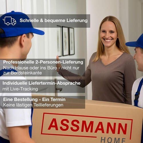 Exzellenter Lieferservice für Rollcontainer und Büromöbel von ASSMANN HOME